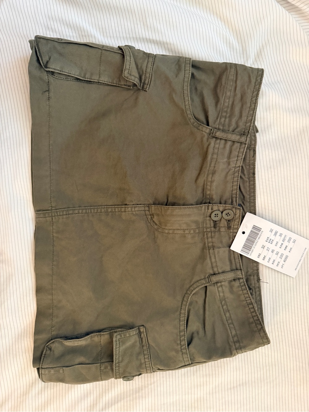 Army green brandy Melville skirt